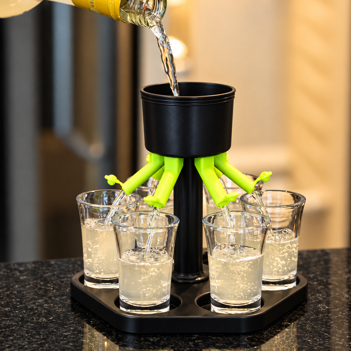 6 Shot Glass Dispenser