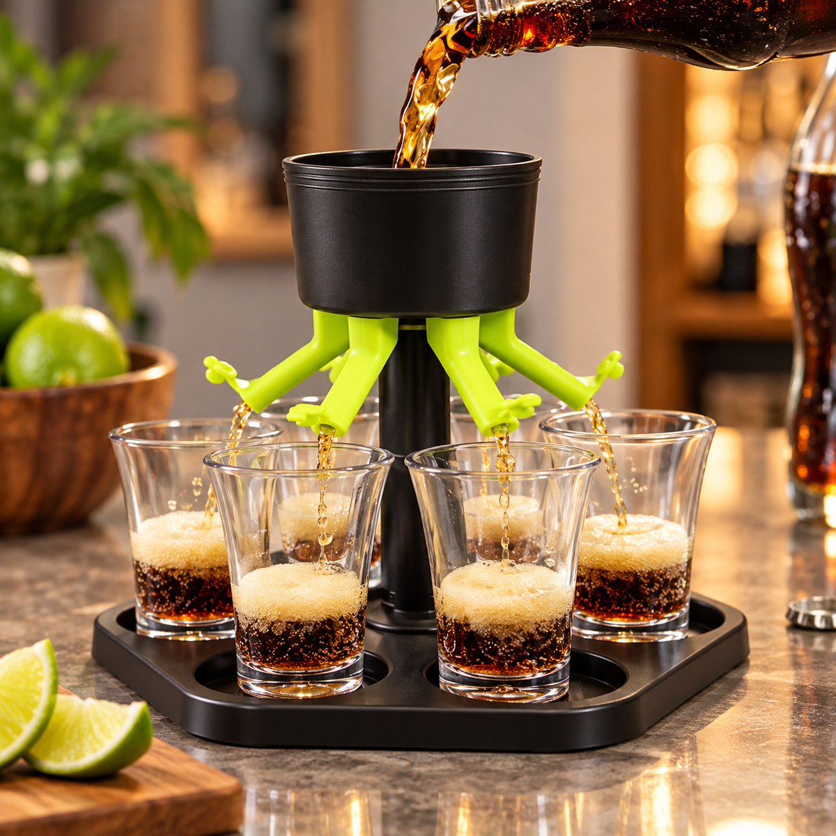 6 Shot Glass Dispenser